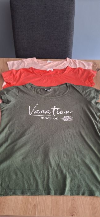 3-pak T-shirt damski w dobrym stanie rozmiar L-XL