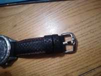 Pasek do zegarka HIRSCH CARBON BLACK/RED 22MM + zegarek Timex 921 UV