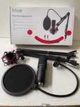 Fifine Kit Microfone cardioide com suporte e pop filter