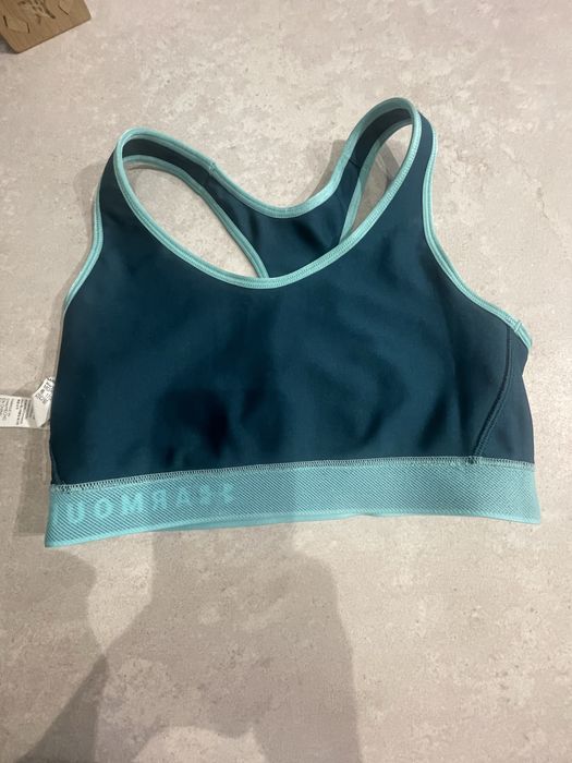 Biustonosz sportowy fitness kolor miętowy  rozmiar M