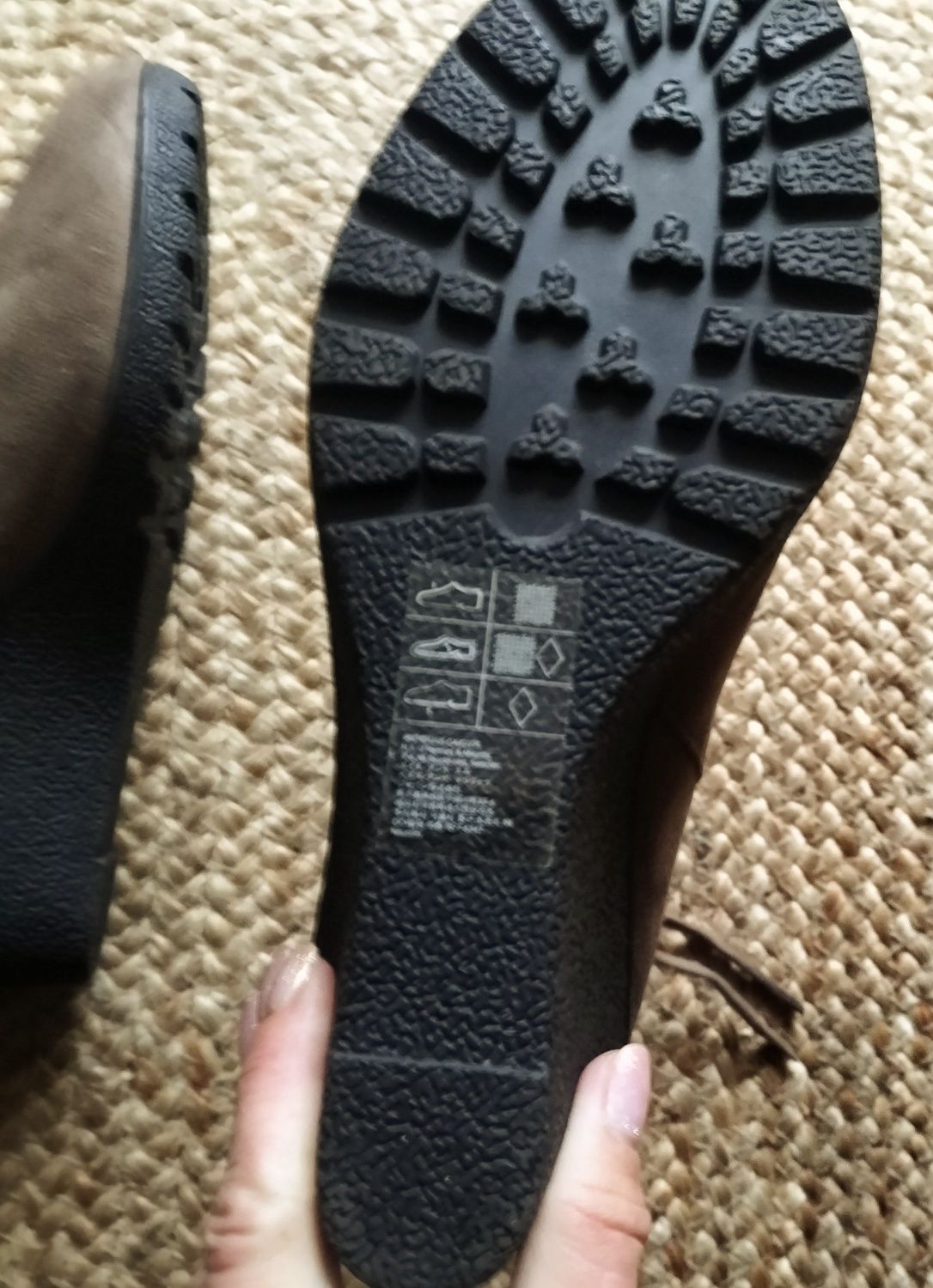 Botki H&M,na koturnie,nowe,szare,r.40-41