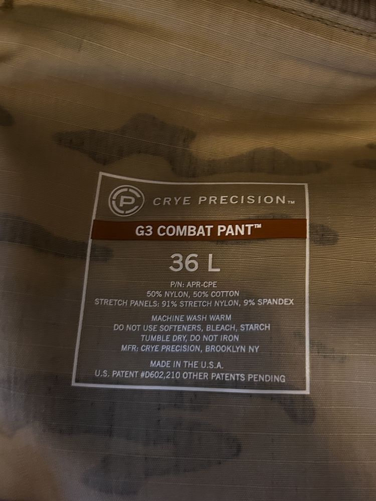 Spodnie CRYE precision G3 combat pant multicam