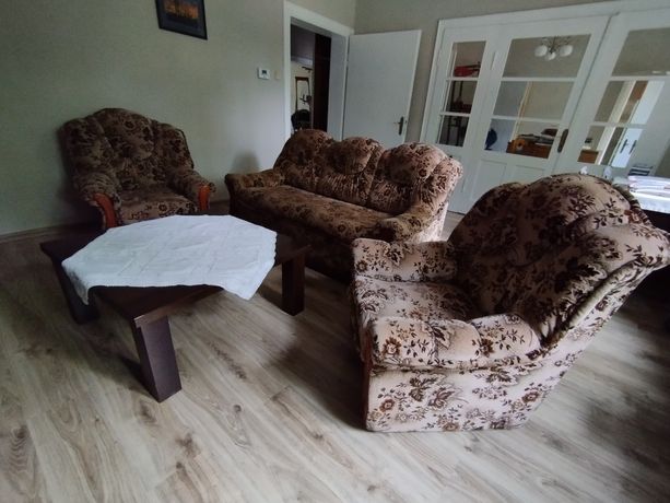 Komplet wypoczynkowy sofa + 2 fotele