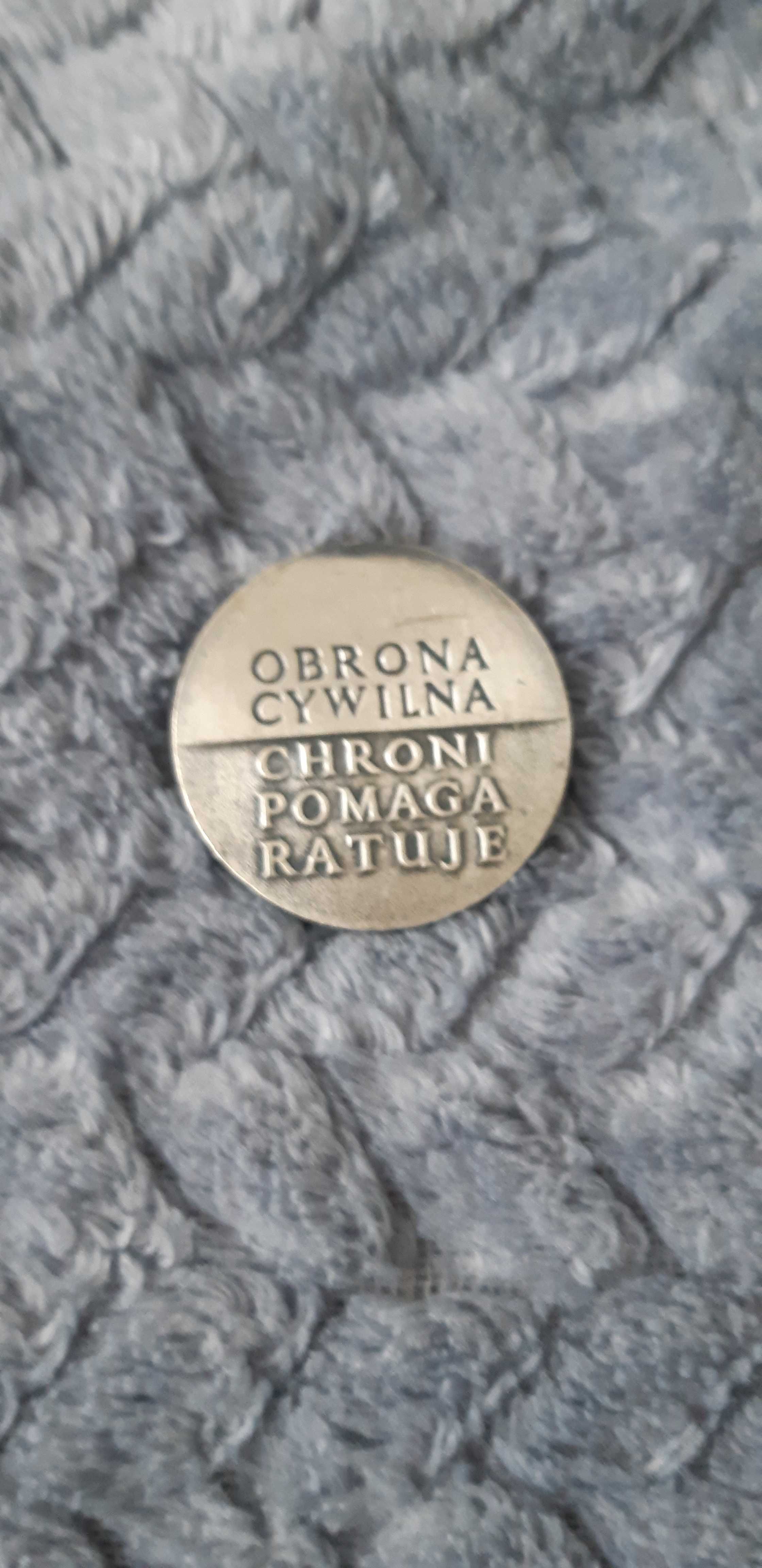 medal Obrona Cywilna Chroni Pomaga Ratuje