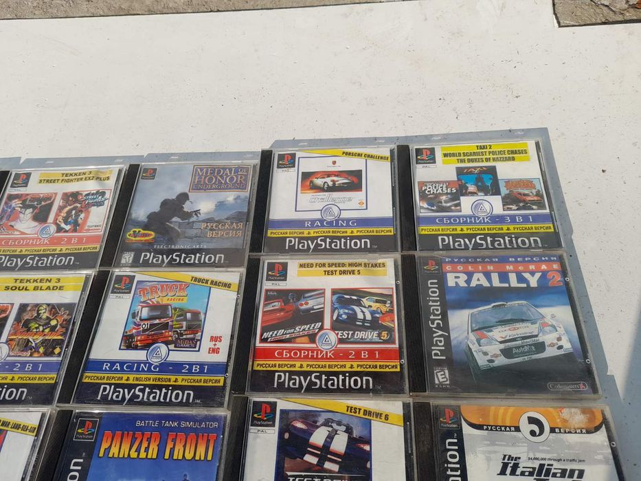 Руль с дисками к игровой приставке "плестейшен 1".