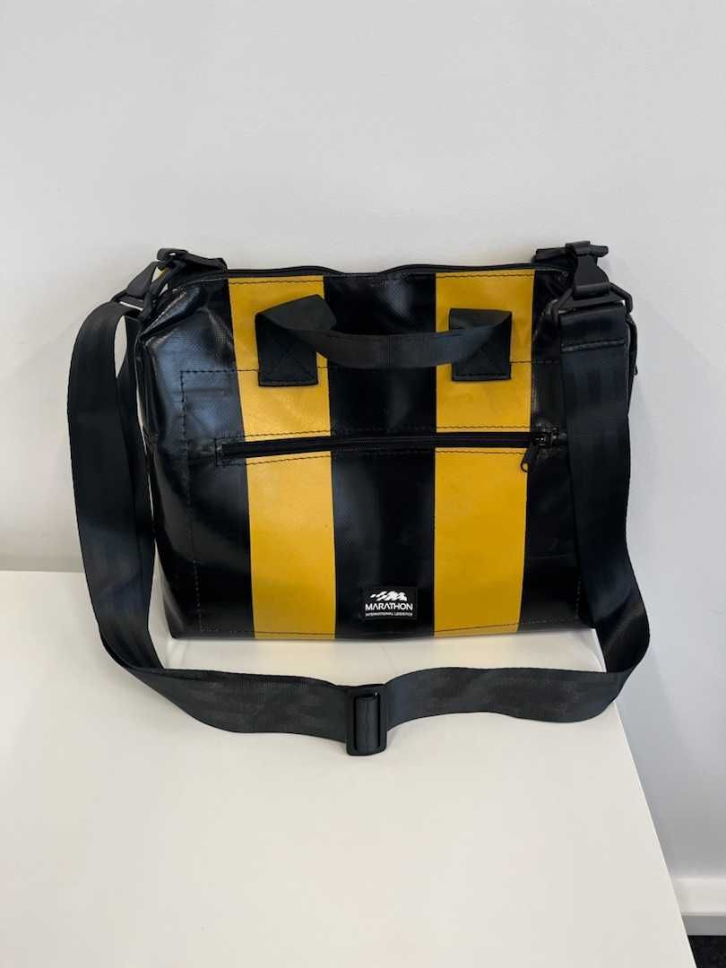 Torba na laptopa HARRY uszyta z plandeki Marathon International