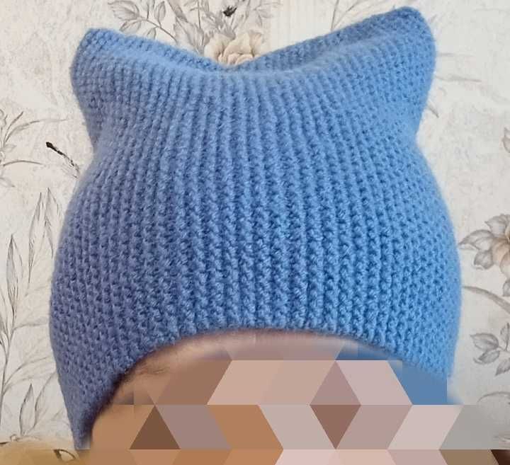Шапка кошка для девушек