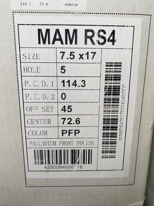 Alufelgi 17 5x114,3 Toyota Auris Avensis C-HR Corolla Cross Camry RAV4