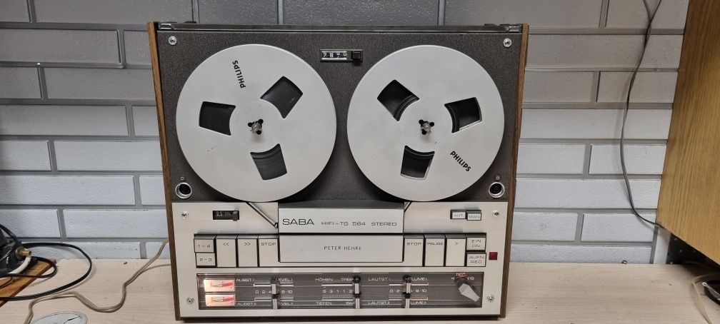 Magnetofon szpulowy SABA HIFI TG-564.