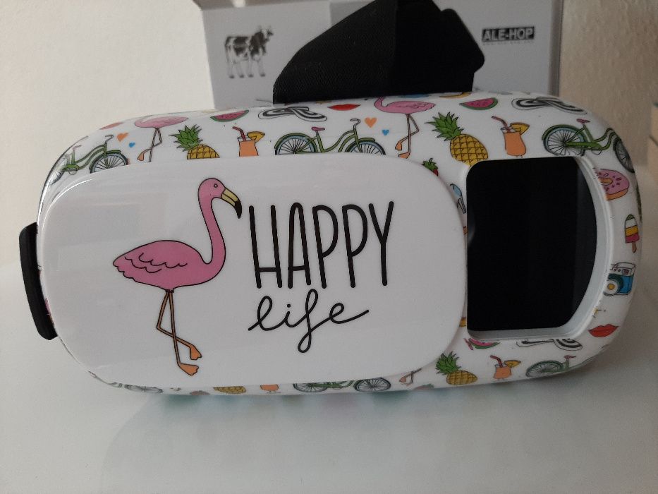 Óculos 3D da Ale-Hop para telemóvel (novos) – Padrão Flamingo.