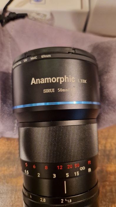 Obiektyw Sirui anamorphic 50 mm (M43, mft]