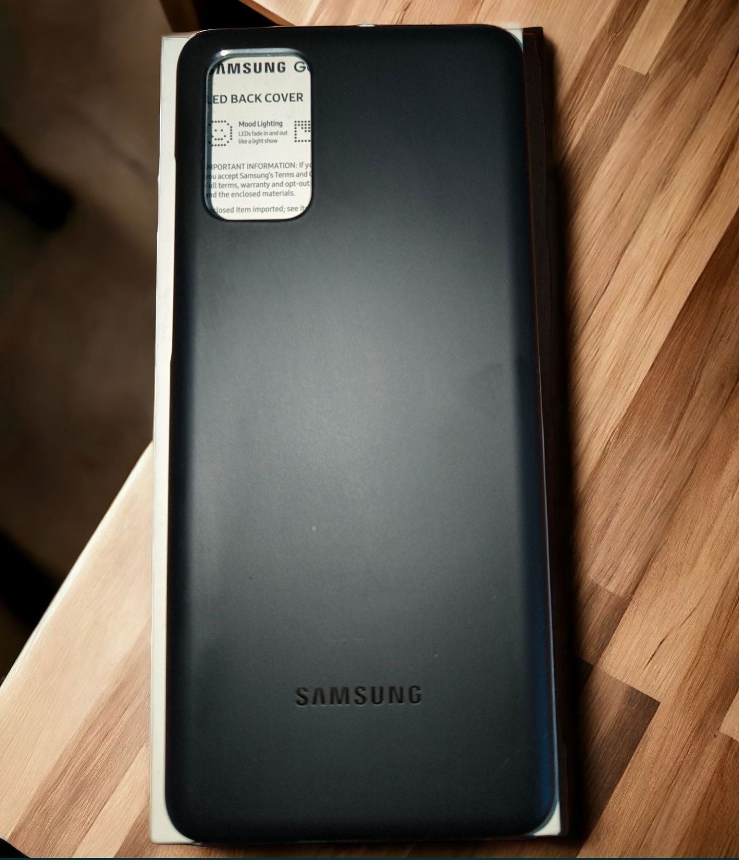 Чехол Samsung LED Cover для Galaxy S20 Plus (G985) Black (EF-KG985CBEG