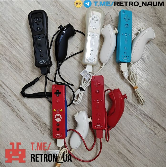 Wii remote, Wii remote Plus, Wii U Pro controller