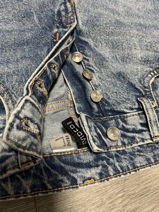 Джинси S рвані  висока посадка