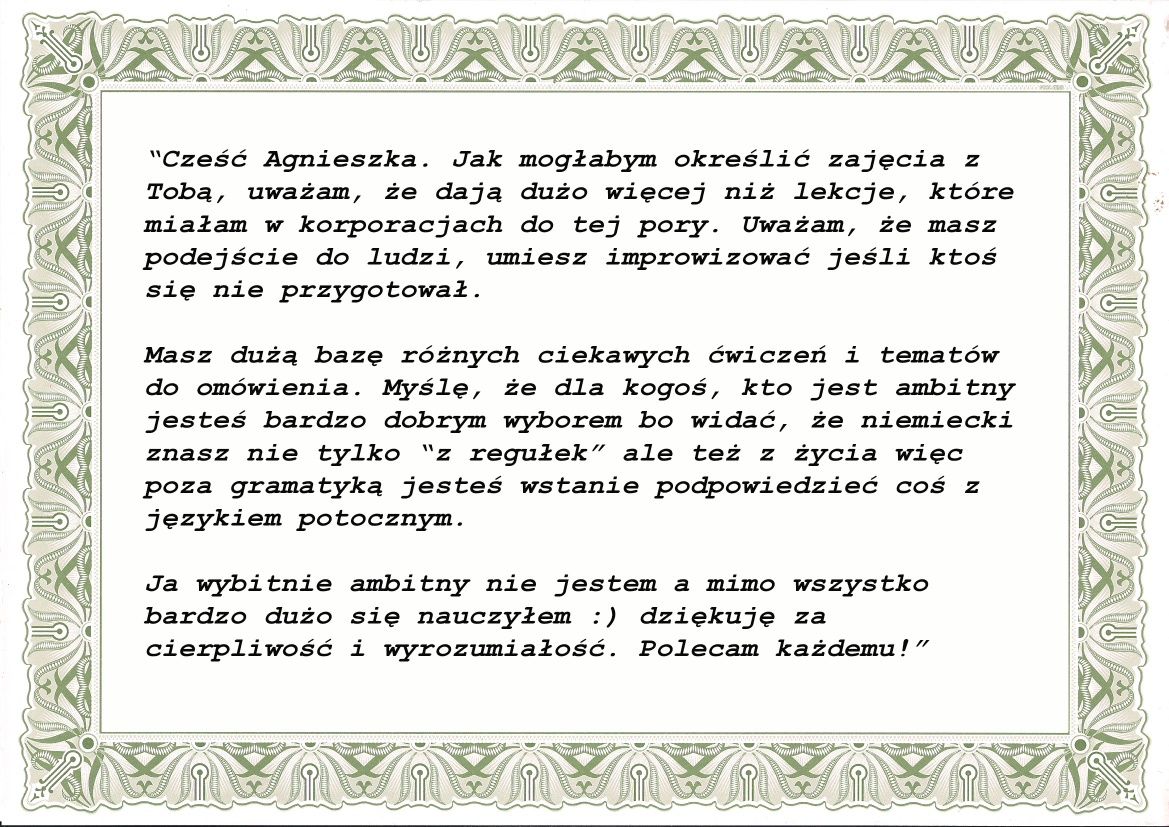 Korepetycje z języka niemieckiego