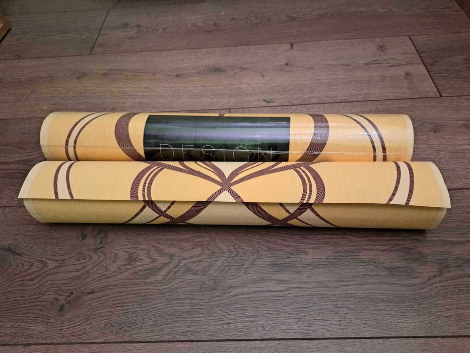 Tapeta na flizelinie żółta wzór 776218 Rasch 2 rolki