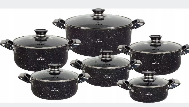 Komplet garnków 12el Zilner Zl-8579