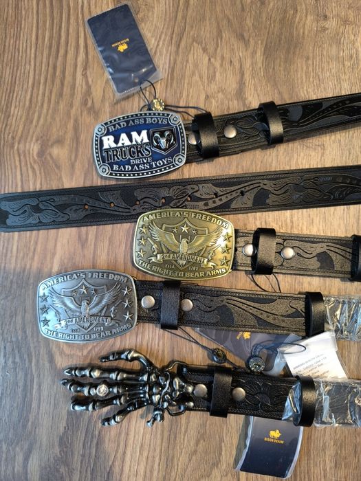 Pasek skórzany do spodni, Americas Freedom, prezent