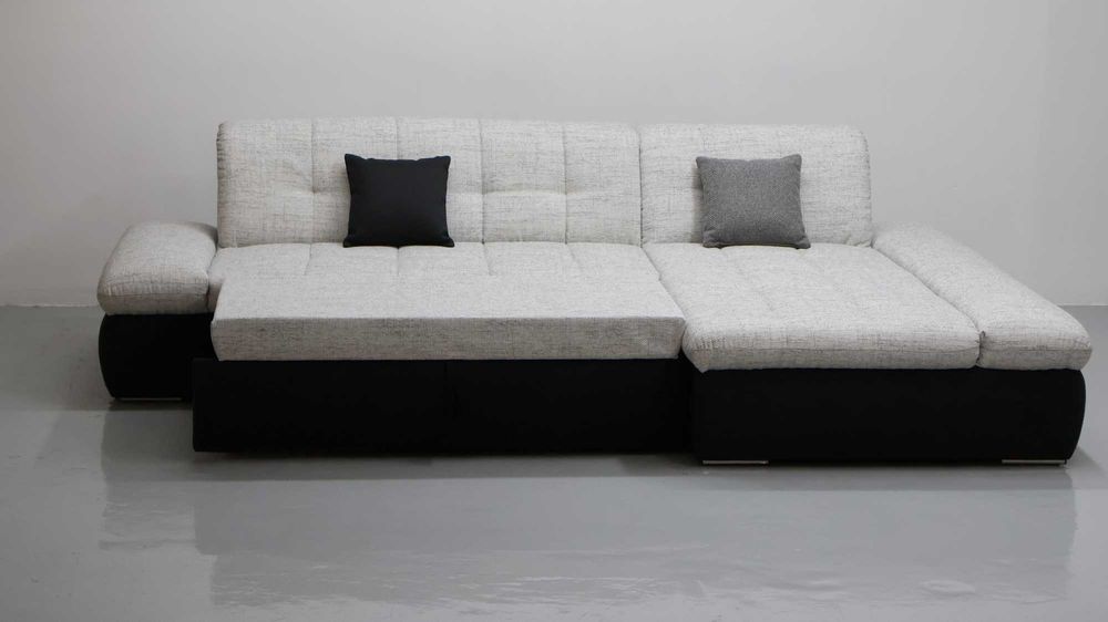 TMU Narożnik funkcjA spania tkania rozkładana rogówka salon sofA