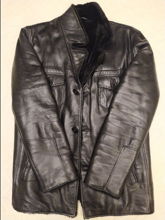 Натуральна чоловіча дублянка ІДЕАЛ р.M