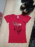 T-shirt Ed Hardy, rozmiar S, czerwony, bawełna