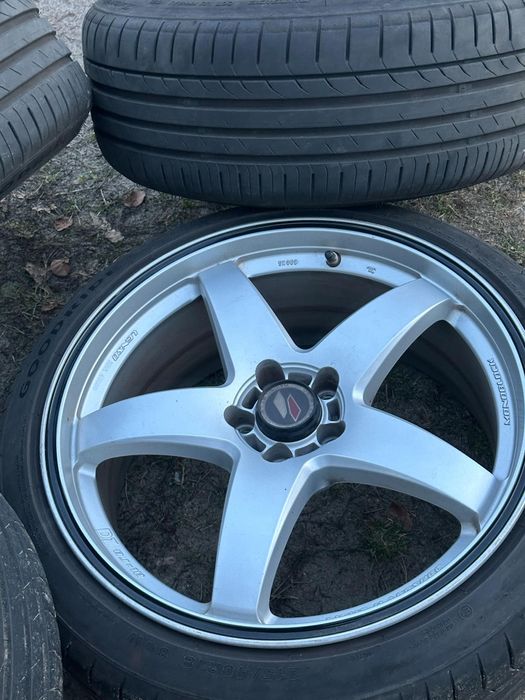 Felgi 8.0Jx18 5x100 Lenso Monoblock D1 plus opony rant