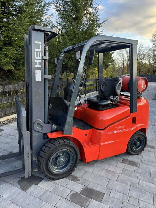 Heli FG25G Nissan Wózek widłowy 2016r Tylko 3035 h Triplex wolny skok