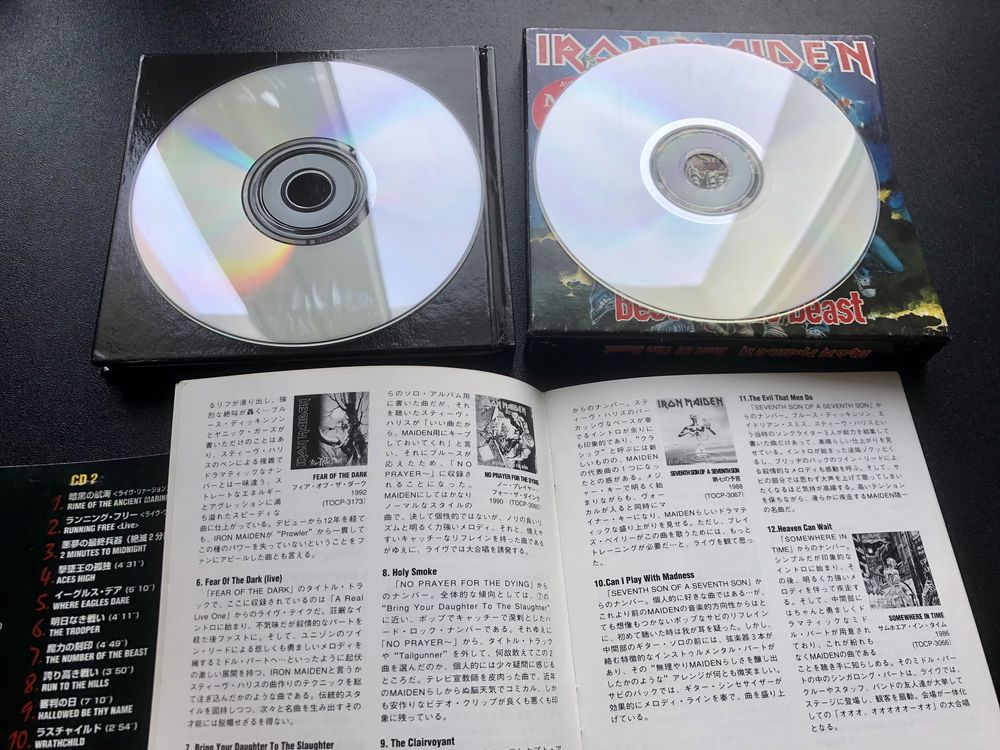 Japan IRON MAIDEN Best of the Beast 2CD digibook