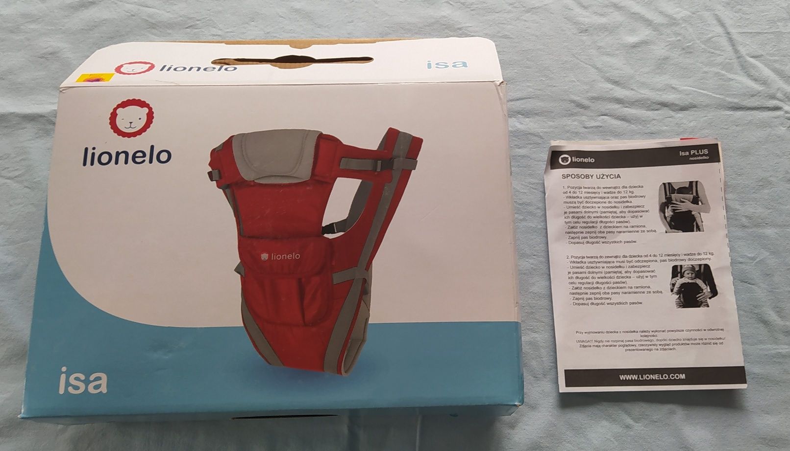 Nosidełko ergonomiczne dla dzieci 0-12 kg, wiek 0+
