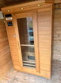 Sauna INFRARED na podczerwień kabina jak FIŃSKA 220V 1850 Watt 1-2 os