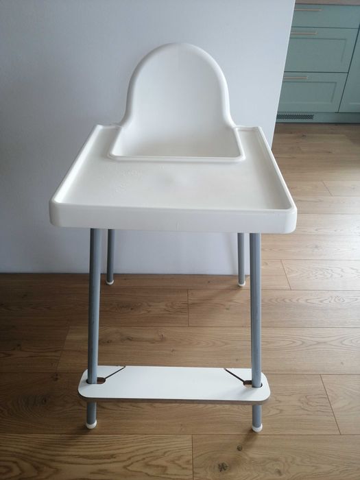 Krzesełko do karmienia ikea antilop z podnóżkiem