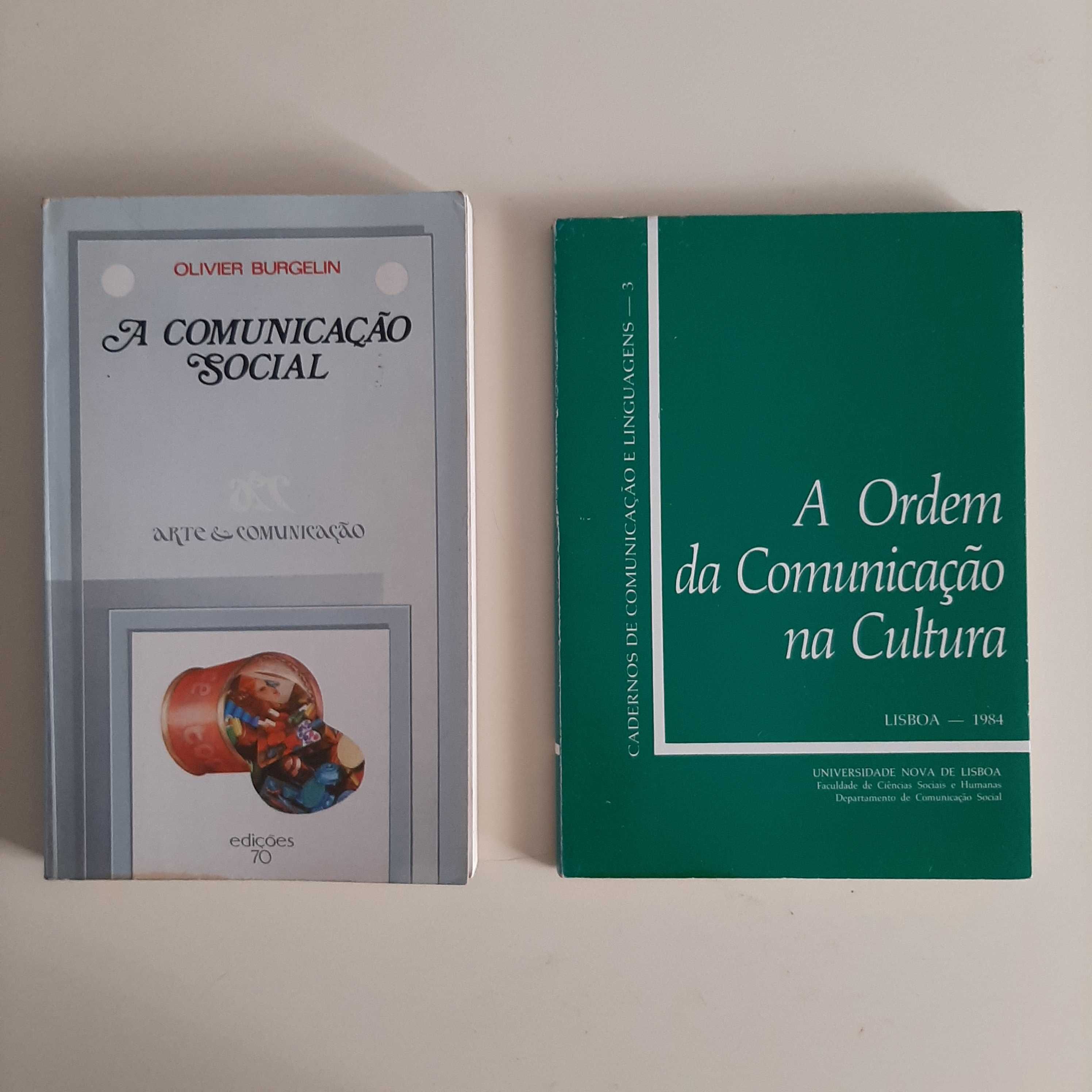 Livros sobre teoria da comunicação, media, jornalismo e internet