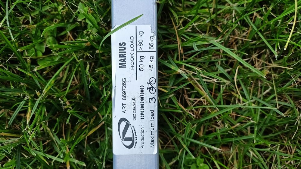 Uchwyt na 3 rowery na hak Nowy