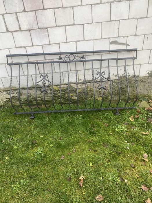 Bariera, balustrada kuta , żelazna