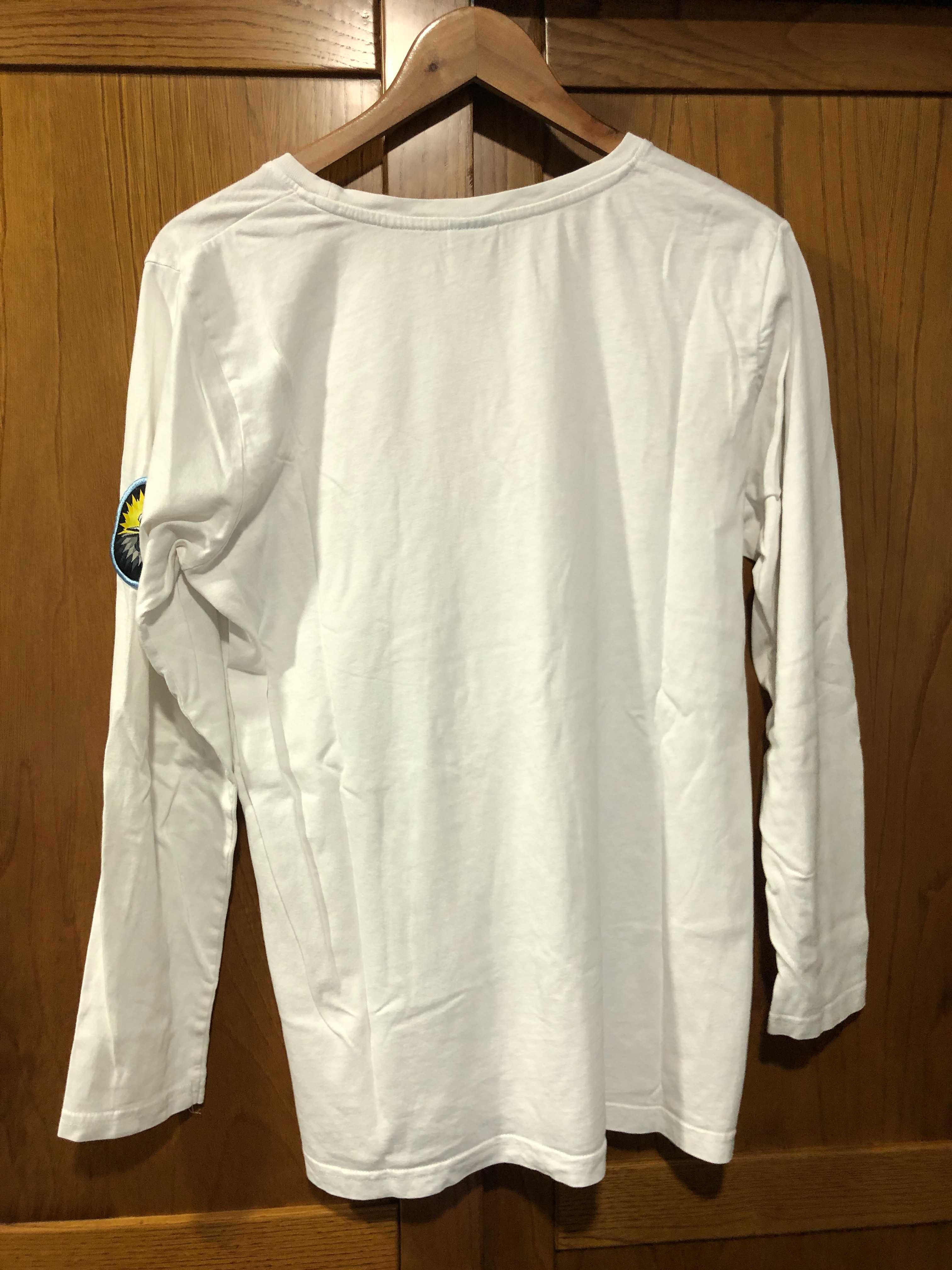 Camisola Manga Comprida Nasa em Branco
