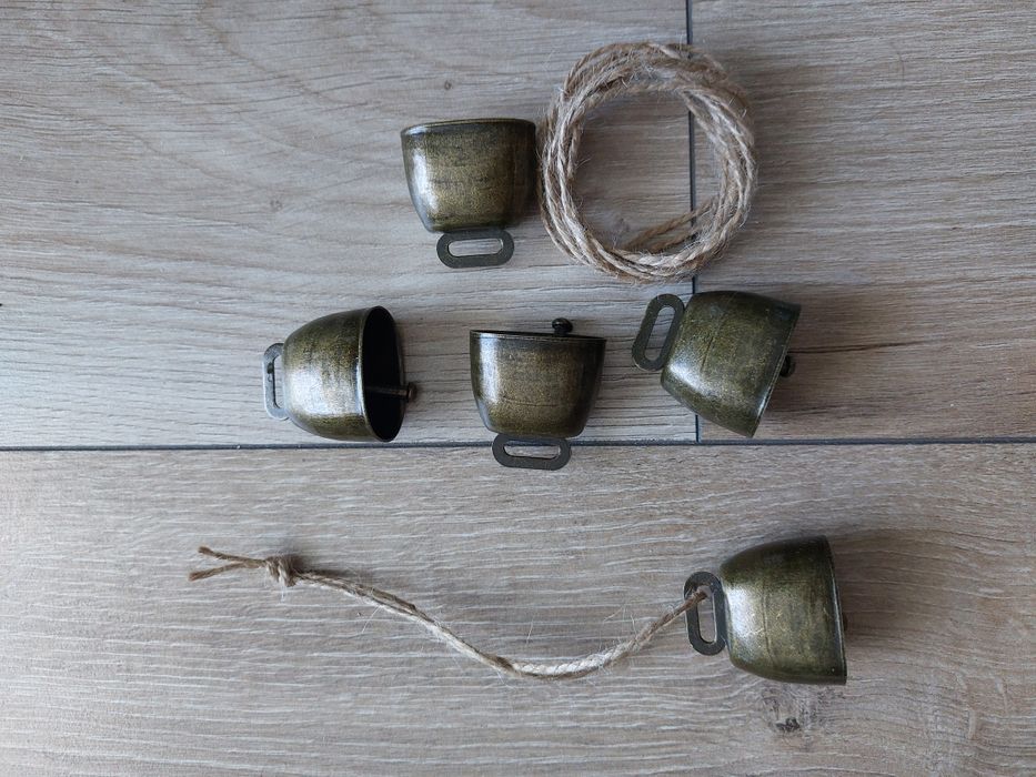 5x Żeliwne dzwonki krowie barany owieczki dźwięk ozdoba święta dzwonki