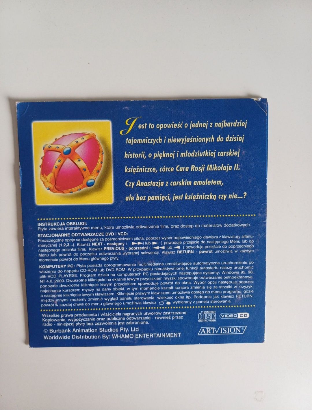 Anastazja bajka płyta CD