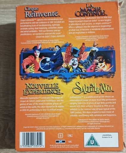 Coleções Cirque du Solei 9 DVDs-Pipi das Meias Altas 18 DVDs