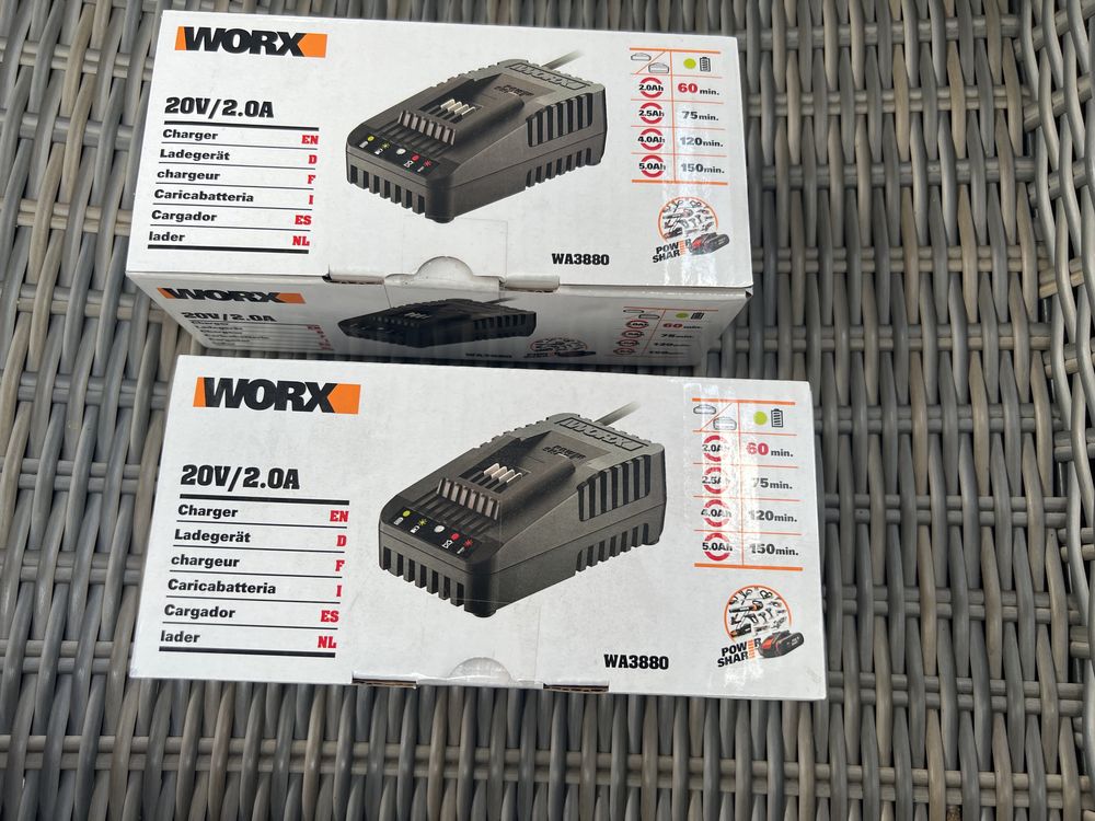 Nowa ładowarka WORX 20 V / 2.0 A