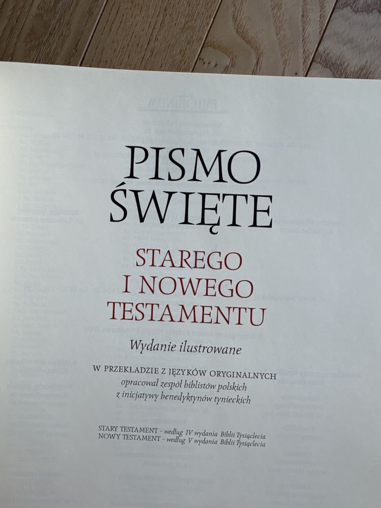 Pismo święte starego i nowego testamentu wydanie ilustrowane