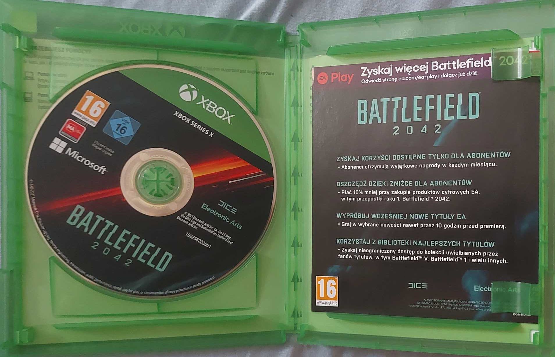 BATTLEFIELD 2042 Xbox Series X Gra Coop/Online Stan Idealny