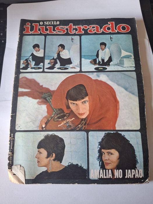 Revista antiga século ilustrado capa Amália Rodrigues
