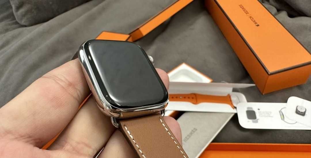 Smart Watch Hermes 45 mm 1в1 Premium Watch Gold