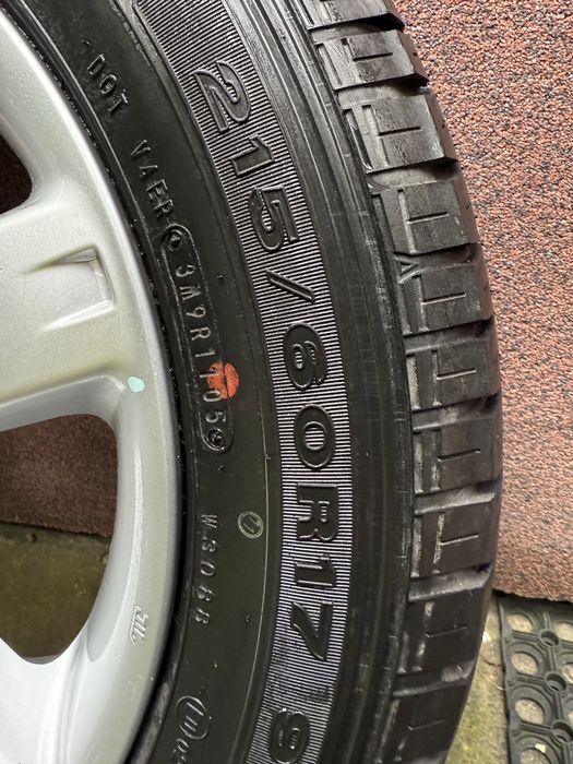 Felga aluminiowa oryginalna z nową oponą do Nissana X-Trail T30