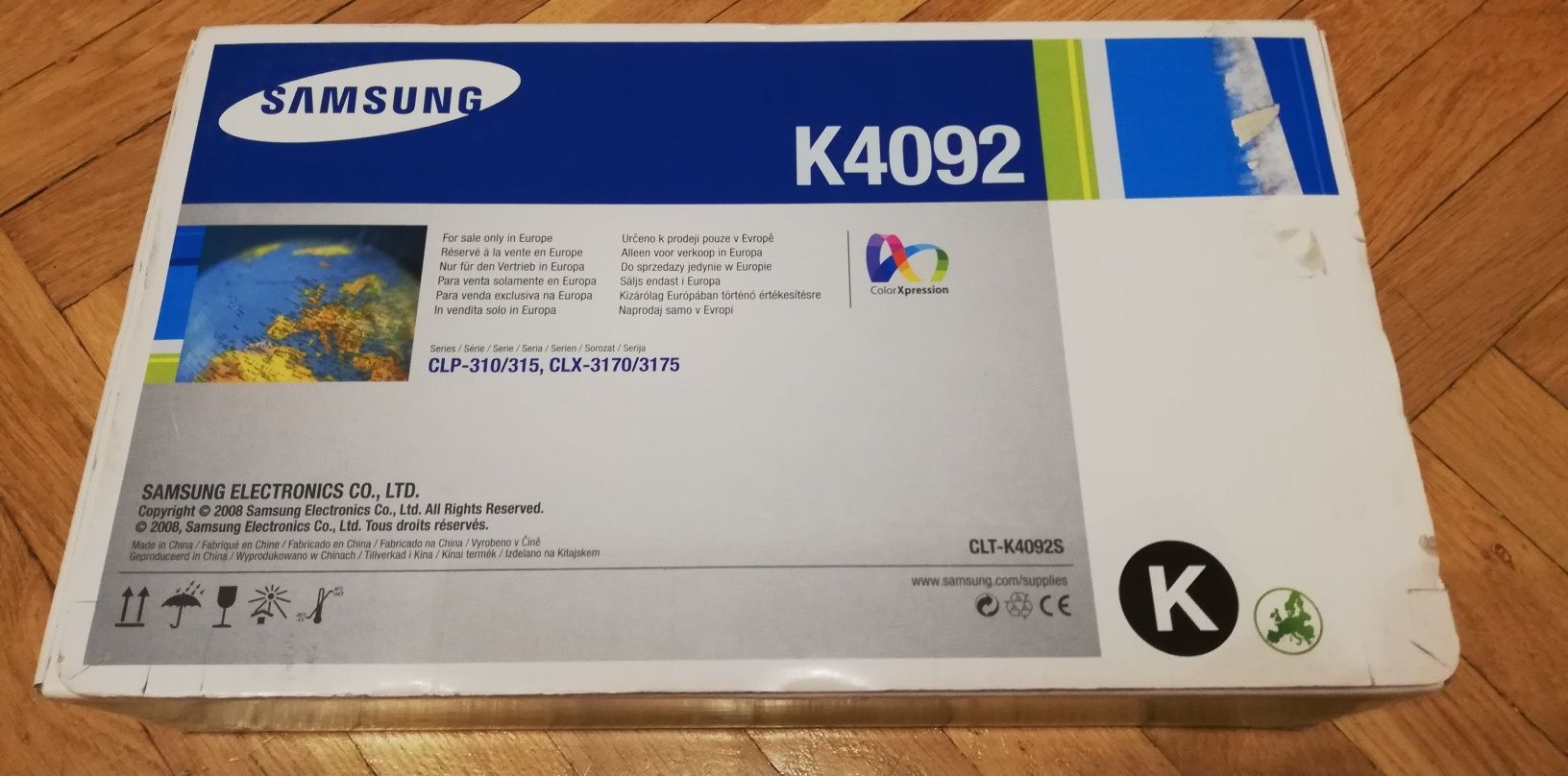Toner czarny K4092 Samsung CLX 3185 CLX 3175 Black Oryginalny