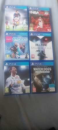 Jogos PS4 (FIFA WatchDogs Complete NBA 2K)