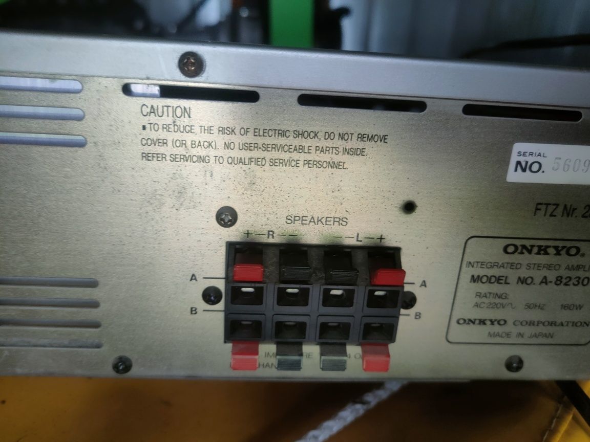 Głośniki Technics SB T200 i wzmacniacz ONYKO A-8230