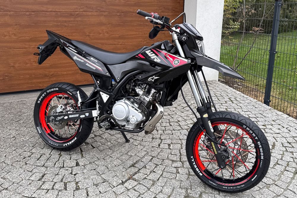 Yamaha WR 125 2011r Sportowy wydech TAKKONI Na kat B, A1 Transport Rat