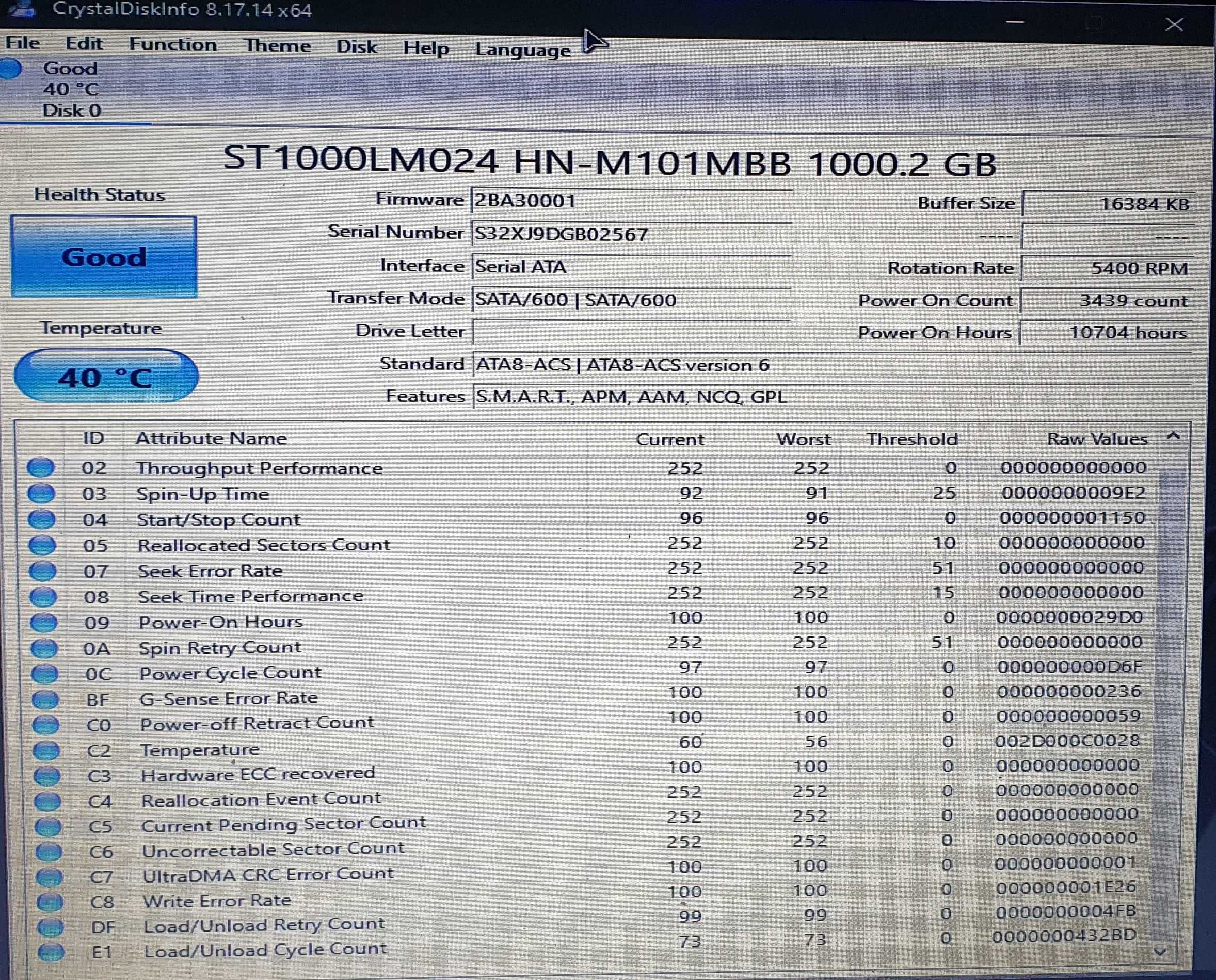 Dysk 1TB 2.5" Samsung Seagate WD Toshiba sprawny