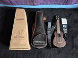 Ukulele akustyczne soprano ortega RUEB-SO Ebony Series brązowe capo